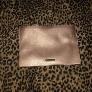 Rose gold clutch